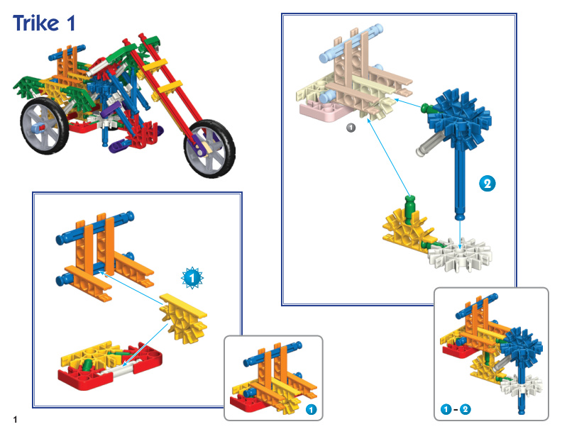 800 Value Tub Web Trike 1 12476 | Knex.Parts