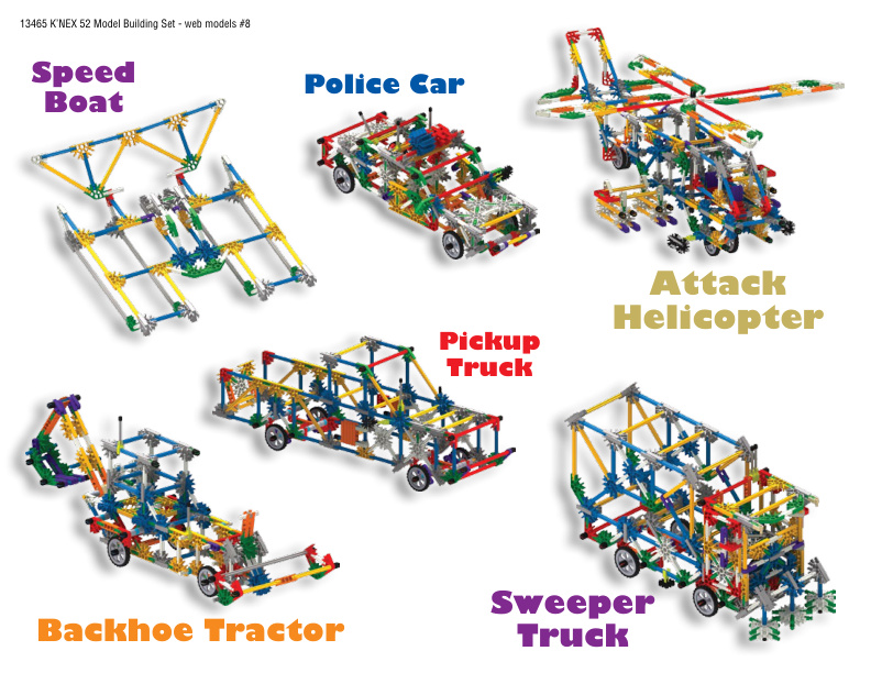 52 Model Building Set Alt 8 13465 | Knex.Parts