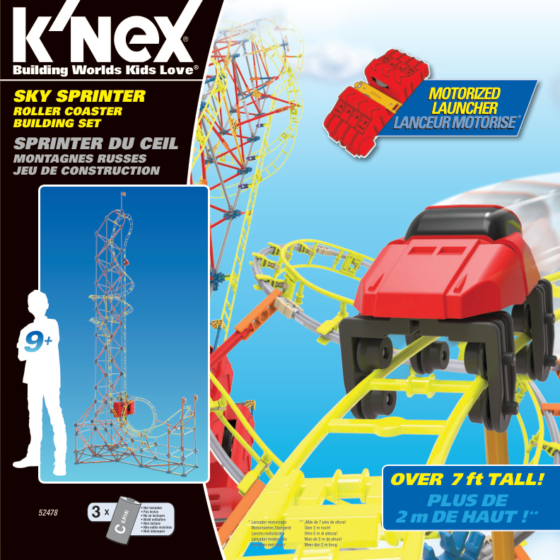 Sky Sprinter Roller Coaster 52478 | Knex.Parts