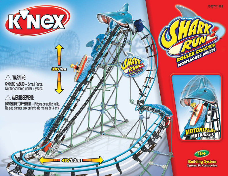 Shark Run Roller Coaster 13057 | Knex.Parts
