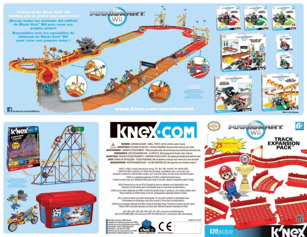 Nintendo Mario Kart Track Expansion Pack 38423 | Knex.Parts