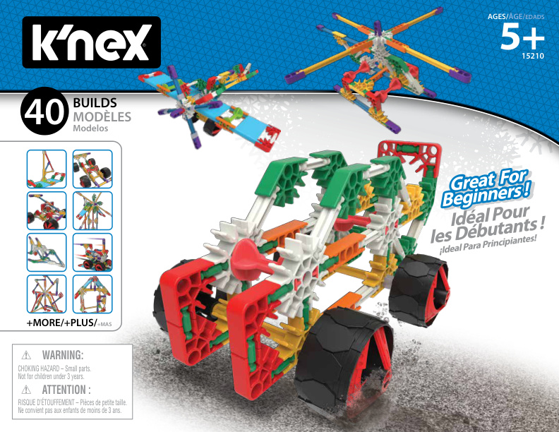 KNK KNEX Beginner 40 Model Set 15210 | Knex.Parts