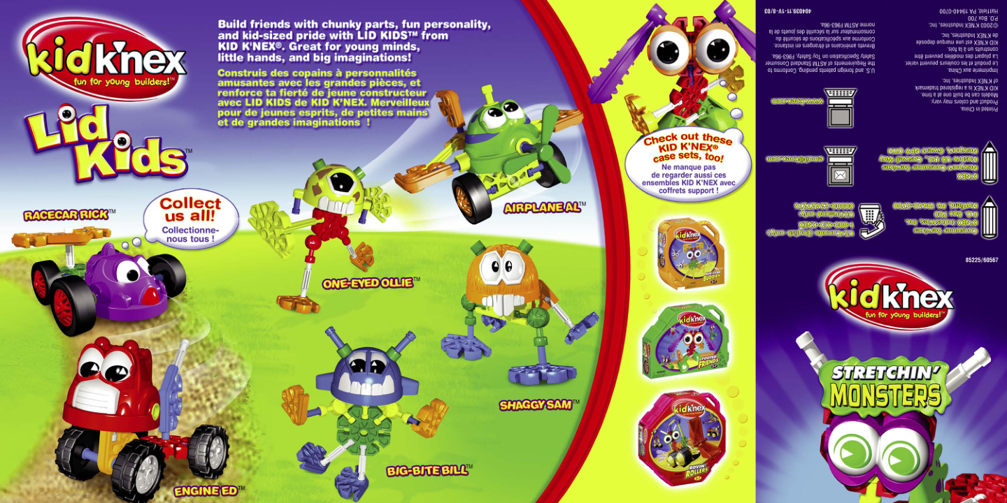 Kid KNEX Stretchin Monsters 85225 | Knex.Parts