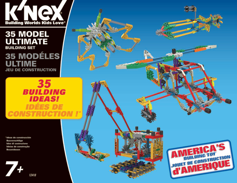 35 Model Ultimate Treasure Chest 12418 | Knex.Parts