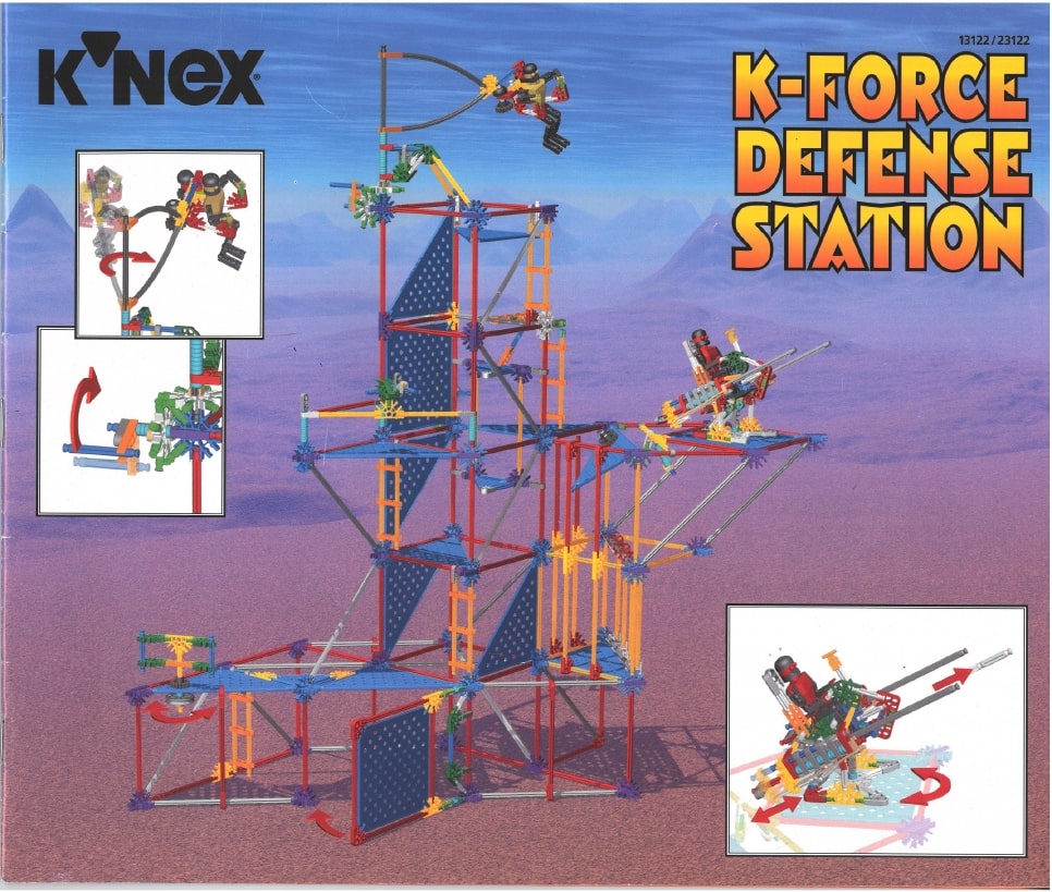 k K Force Defense Station 13122 23122 | Knex.Parts